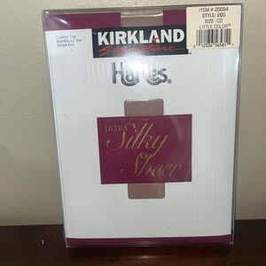 Vintage NIB 3 Pack Signature Hanes Control Top Reinforced Sheer Pantyhose